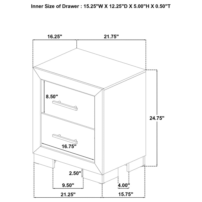Arielle Nightstand - All Brands Furniture (NJ)