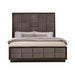 Durango California King, Eastren King, & Queen Upholstered Bed Smoked Peppercorn and Grey - All Brands Furniture (NJ)
