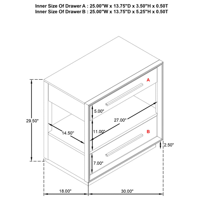 Durango Nightstands - All Brands Furniture (NJ)