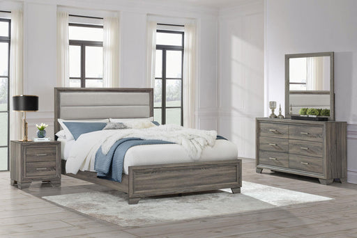 Wright California King Bedroom Set Brown Oak - All Brands Furniture (NJ)