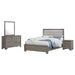 Wright California King Bedroom Set Brown Oak - All Brands Furniture (NJ)