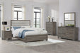 Wright California King Bedroom Set Brown Oak - All Brands Furniture (NJ)