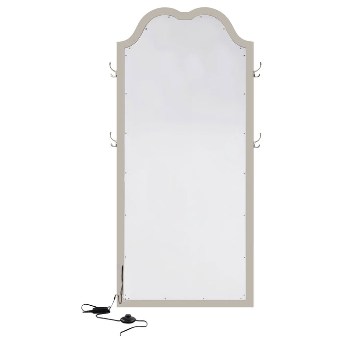 Evangeline Floor Mirror with LED Lighting - All Brands Furniture (NJ)
