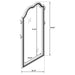 Evangeline Floor Mirror with LED Lighting - All Brands Furniture (NJ)