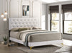 Kendall Panel Bed E.King, & Queen Black & White - All Brands Furniture (NJ)