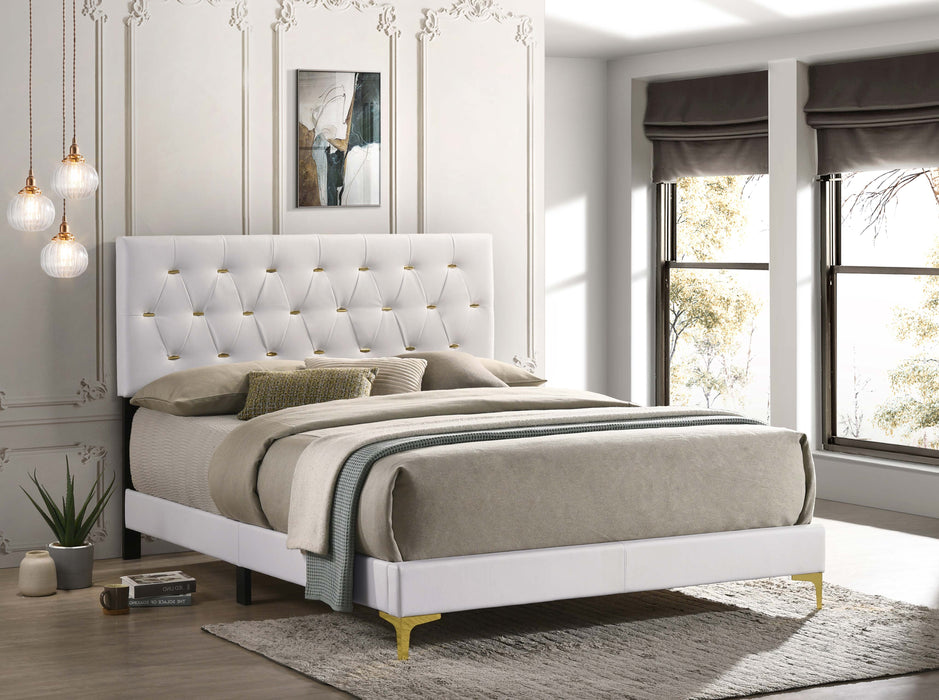 Kendall Upholstered Panel Bed - All Brands Furniture (NJ)