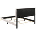 Kendall Panel Bed E.King, & Queen Black & White - All Brands Furniture (NJ)