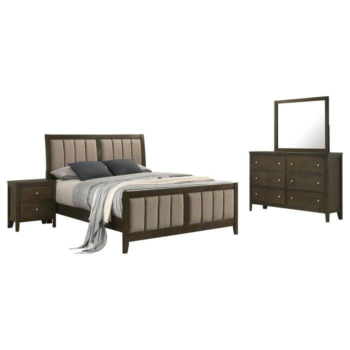 Wilkes California King Bedroom Set Dark Cocoa - All Brands Furniture (NJ)
