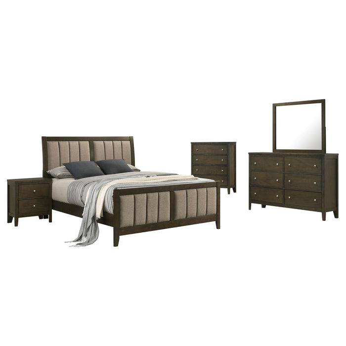 Wilkes California King Bedroom Set Dark Cocoa - All Brands Furniture (NJ)