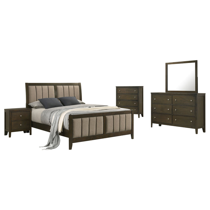 Wilkes 4 & 5 Piece E.King, Queen, Twin, & Full Bedroom Set - All Brands Furniture (NJ)