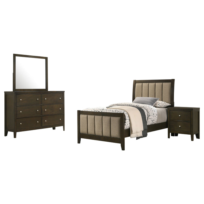 Wilkes 4 & 5 Piece E.King, Queen, Twin, & Full Bedroom Set - All Brands Furniture (NJ)
