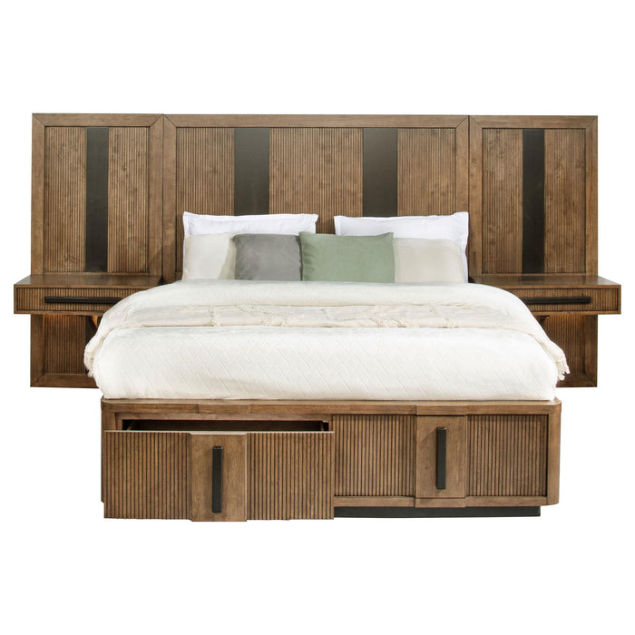 Terrace Panel Storage Bed Ash Brown - All Brands Furniture (NJ)