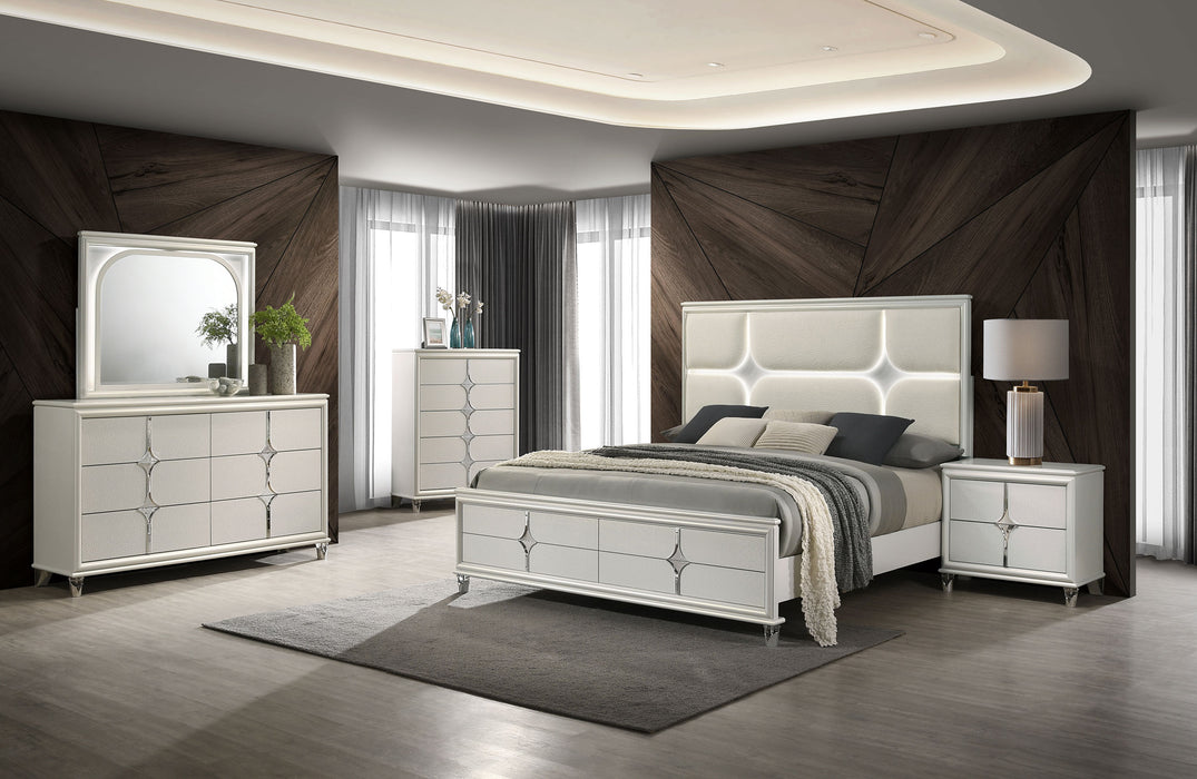 Olivia 5 Pc Bedroom Set - All Brands Furniture (NJ)