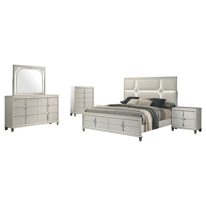 Olivia 5 Pc Bedroom Set - All Brands Furniture (NJ)