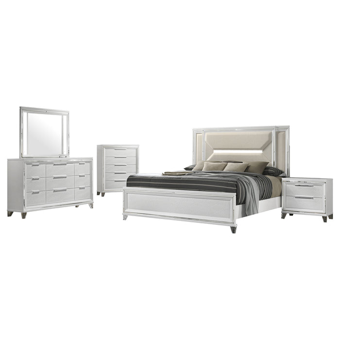 Marmore 5 Pc Bedroom Set - All Brands Furniture (NJ)