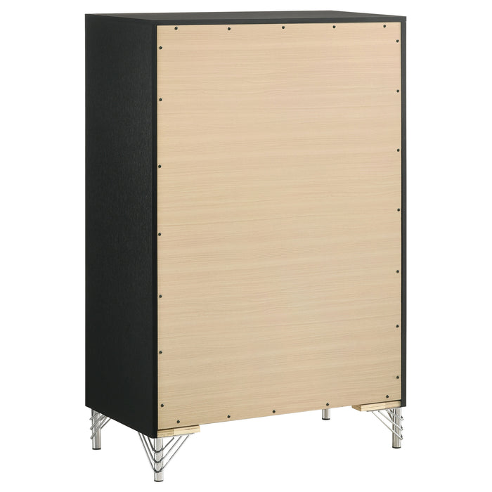 Lucia 4 & 5 Piece Bedroom Set King & Queen Beige & Grey - All Brands Furniture (NJ)