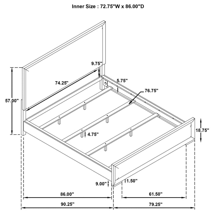 Gracemont Panel Bed - All Brands Furniture (NJ)