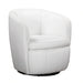 Parker Living Barolo 100% Italian Leather Swivel Club Chair