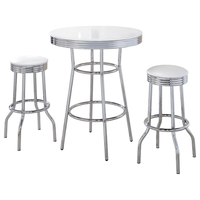 Retro 3 Pc Bar Set - All Brands Furniture (NJ)