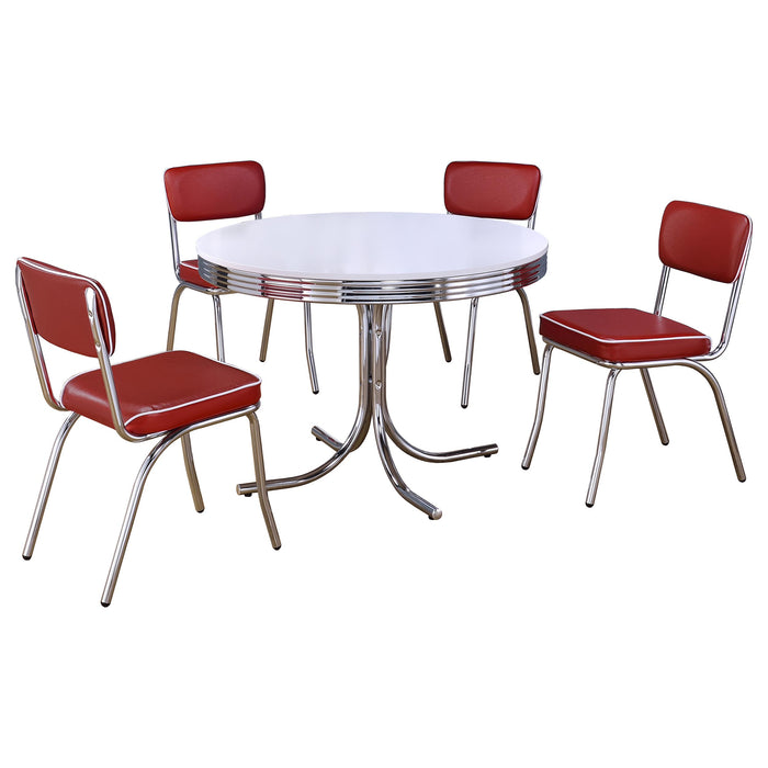 Retro 5 Pc Dining Sets - All Brands Furniture (NJ)