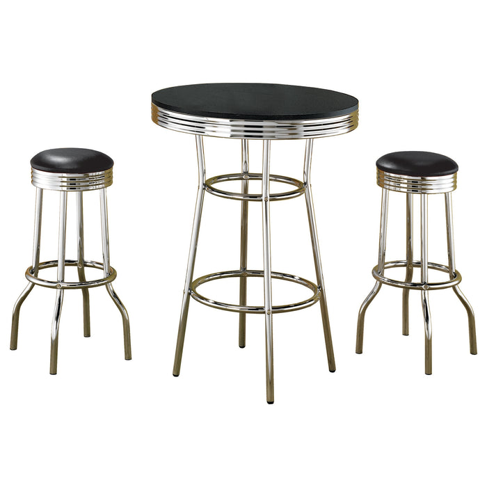 Retro 3 Pc Bar Set - All Brands Furniture (NJ)