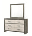 Crown Mark Furniture Rhett 6 Drawer Dresser in Gray - All Brands Furniture (NJ)