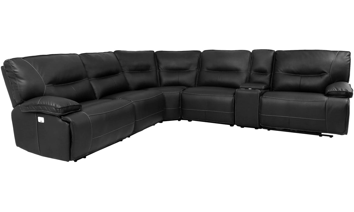 Parker Living Spartacus 6 Piece Modular Power Reclining Sectional with Power Adjustable Headrests