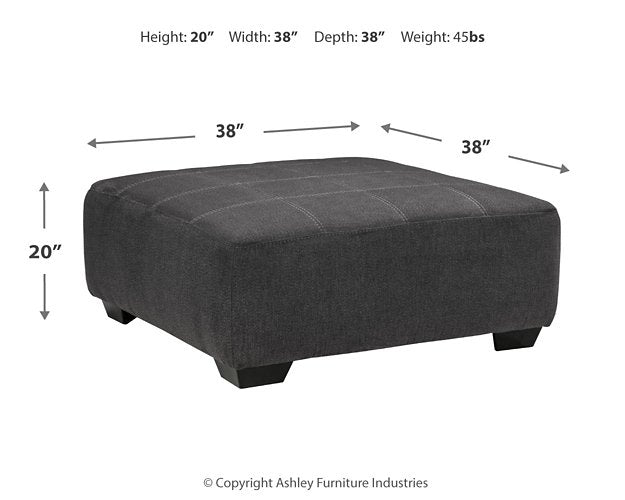 Ambee Oversized Accent Ottoman - All Brands Furniture (NJ)