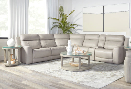 Parker Living Calgary 6 Piece Modular Reclining Sectional with Power Adjustable Headrests