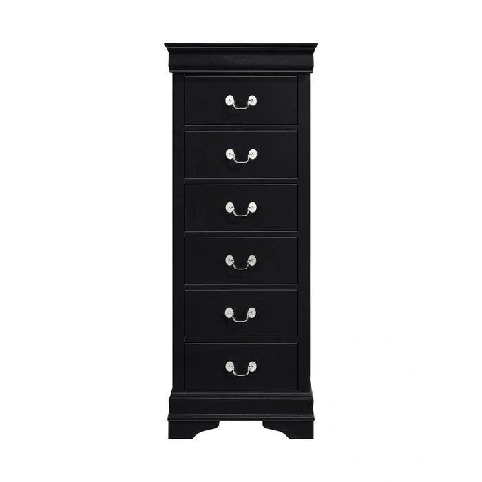 Mayville 6 Drawer Lingerie Chest in Black 2147BK-12