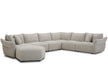 Parker Living Playful - Canes Cobblestone 6 Piece Modular Sectional