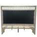 Parker House Americana Modern Bedroom Queen Shelter Bed 2 Nightstands and Dresser with Mirror