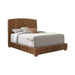Laughton Hand-Woven Banana Leaf California King, E.King, & Queen Bed Amber - All Brands Furniture (NJ)
