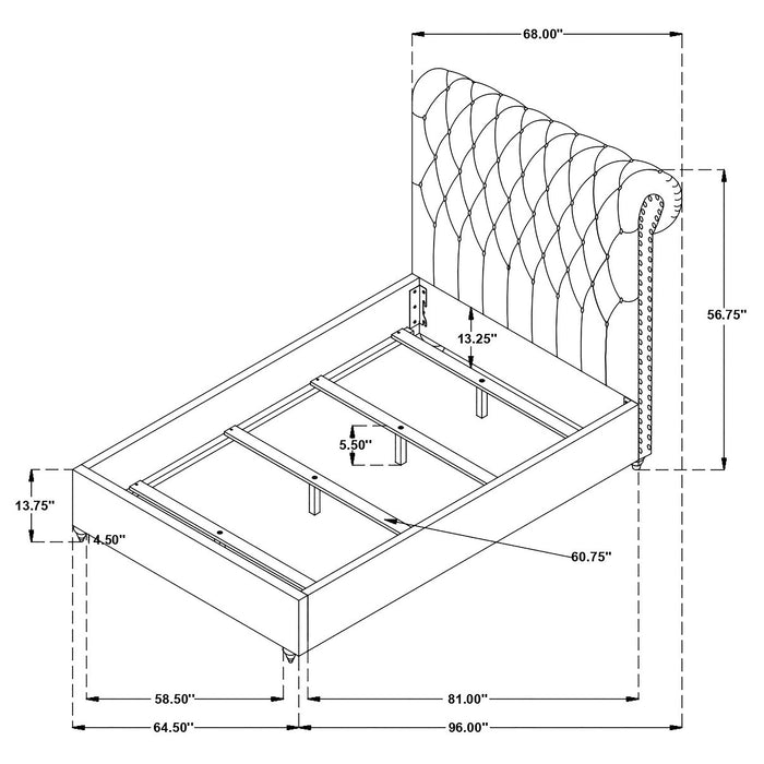 Devon Bedroom Set White - All Brands Furniture (NJ)