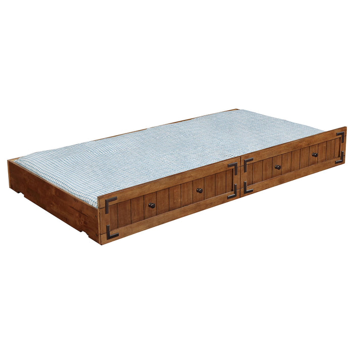 Oakdale Wood Twin Daybed with Trundle Rustic Honey - All Brands Furniture (NJ)