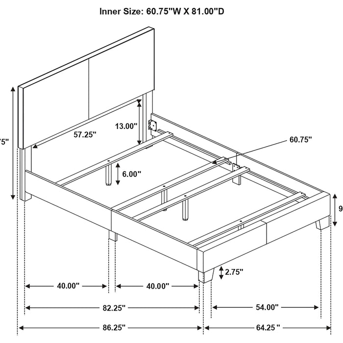 Dorian Panel Bed - All Brands Furniture (NJ)
