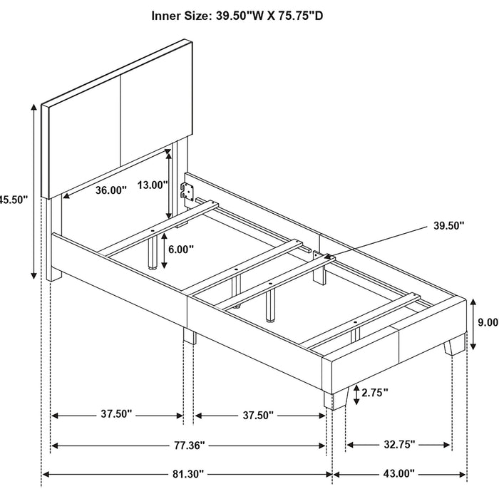 Dorian Panel Bed - All Brands Furniture (NJ)