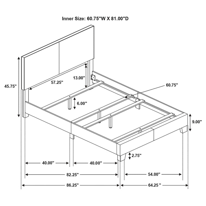Dorian Panel Bed - All Brands Furniture (NJ)