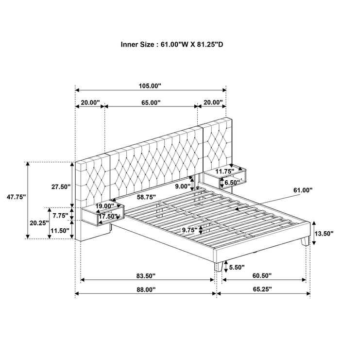 Marley Eastern King & Queen Bed - All Brands Furniture (NJ)