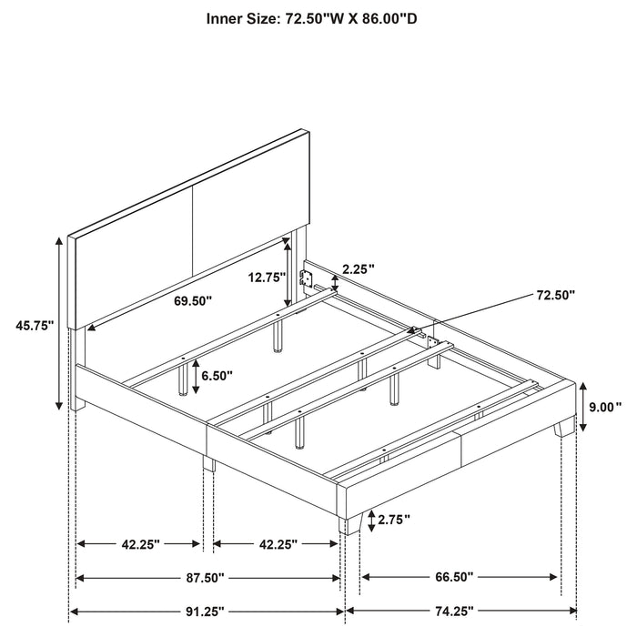 Dorian Panel Bed - All Brands Furniture (NJ)