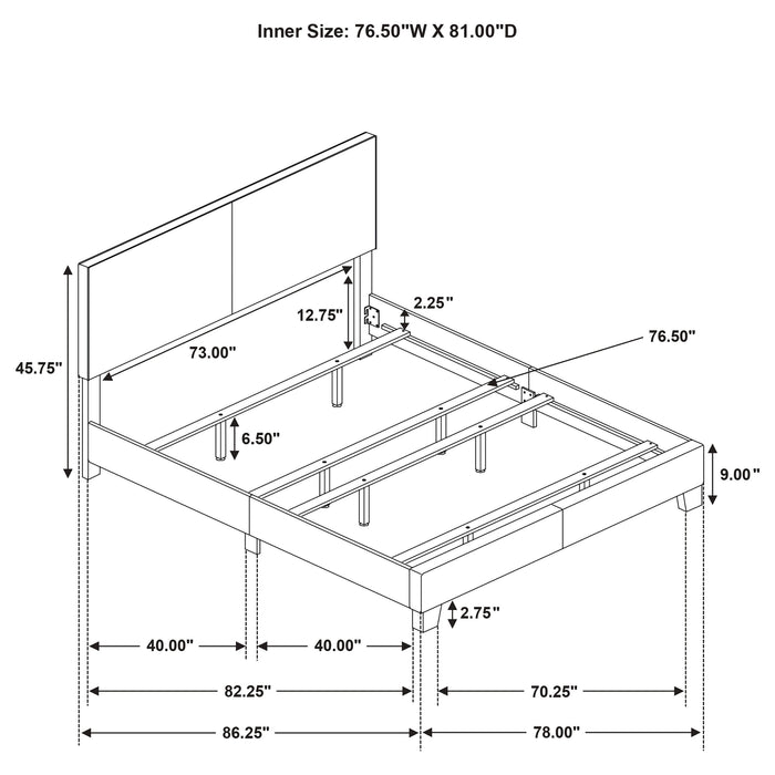 Dorian Panel Bed - All Brands Furniture (NJ)