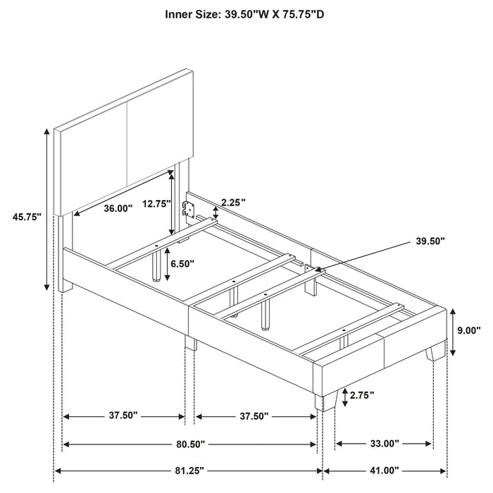 Dorian Panel Bed - All Brands Furniture (NJ)