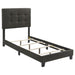 Mapes Tufted Upholstered Eastern King, Queen, Twin & Full Bed Charcoal & Grey - All Brands Furniture (NJ)