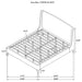 Mosby Wingback Platform Bed - All Brands Furniture (NJ)