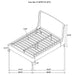 Mosby Wingback Platform Bed - All Brands Furniture (NJ)