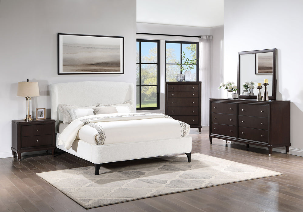 Mosby Wingback Platform Bed - All Brands Furniture (NJ)