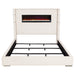 Tisdall Wingback Bed with Flame Visualizer - All Brands Furniture (NJ)