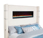 Tisdall Wingback Bed with Flame Visualizer - All Brands Furniture (NJ)
