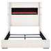 Tisdall Wingback Bed with Flame Visualizer - All Brands Furniture (NJ)