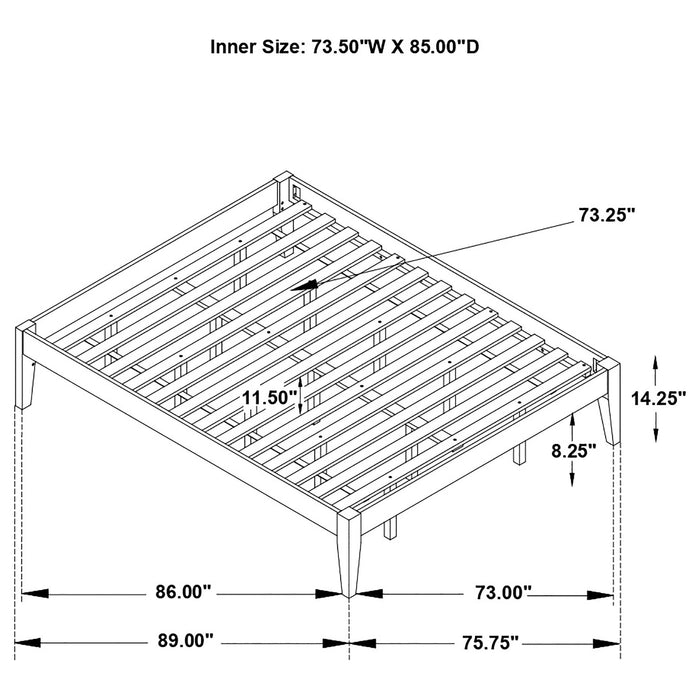 Hounslow Universal Platform Bed - All Brands Furniture (NJ)